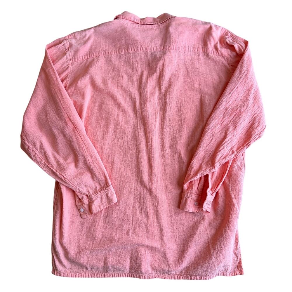 Maria de Guadalajara Pink 100%Cotton Oversized Shirt Sz L - Picture 2 of 10